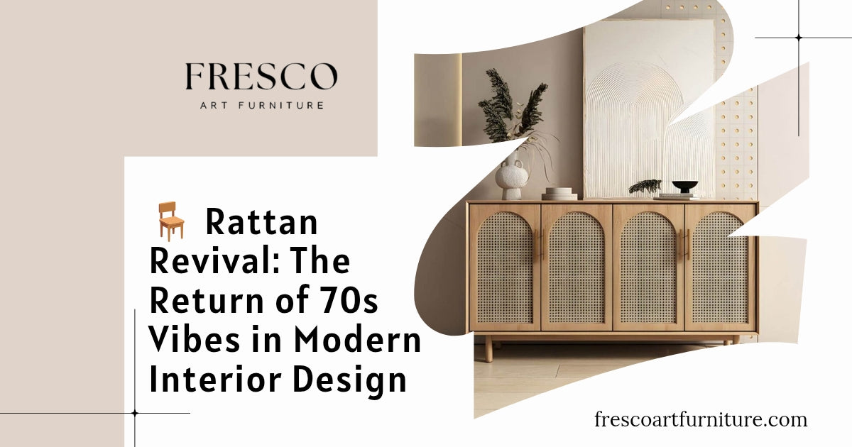 🪑 Rattan Revival: The Return of 70s Vibes in Modern Interior Design