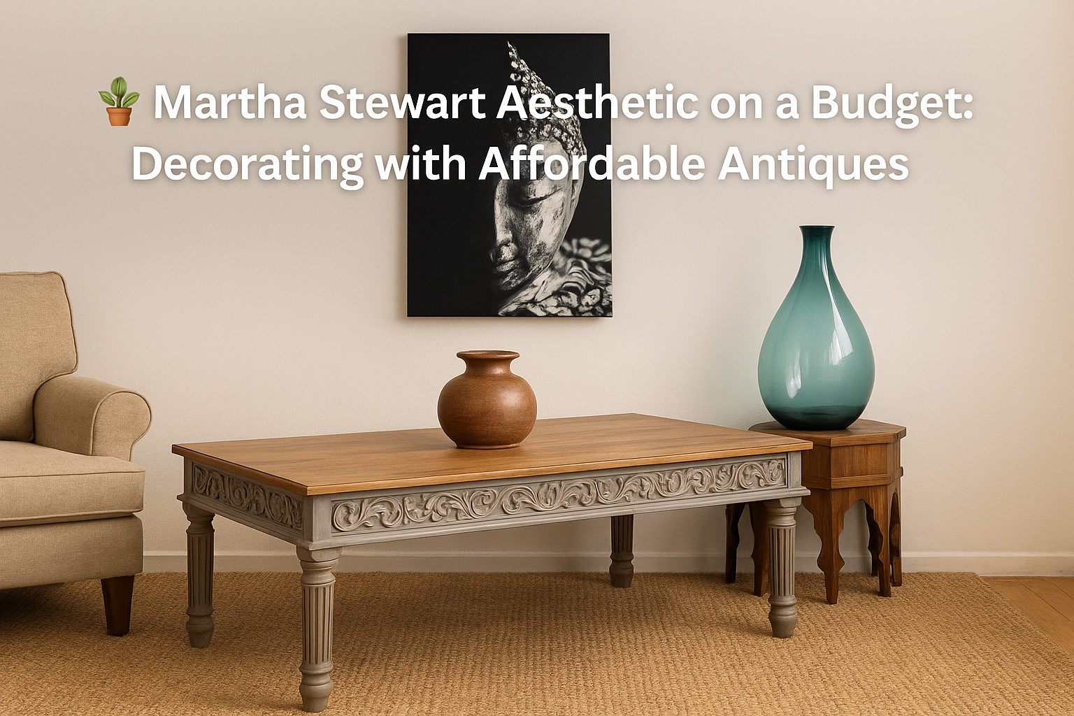 🪴 Martha Stewart Aesthetic on a Budget: Decorating with Affordable Antiques