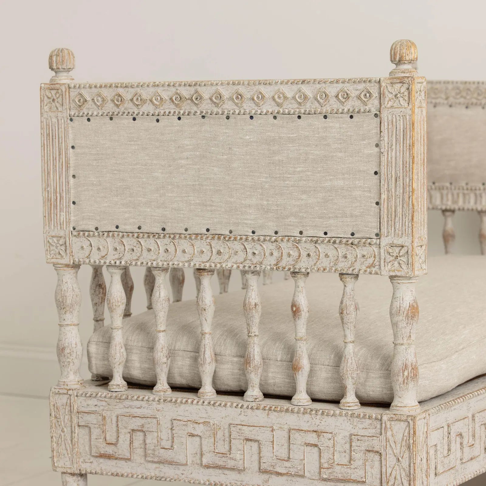Hand carved Banquette Sofa