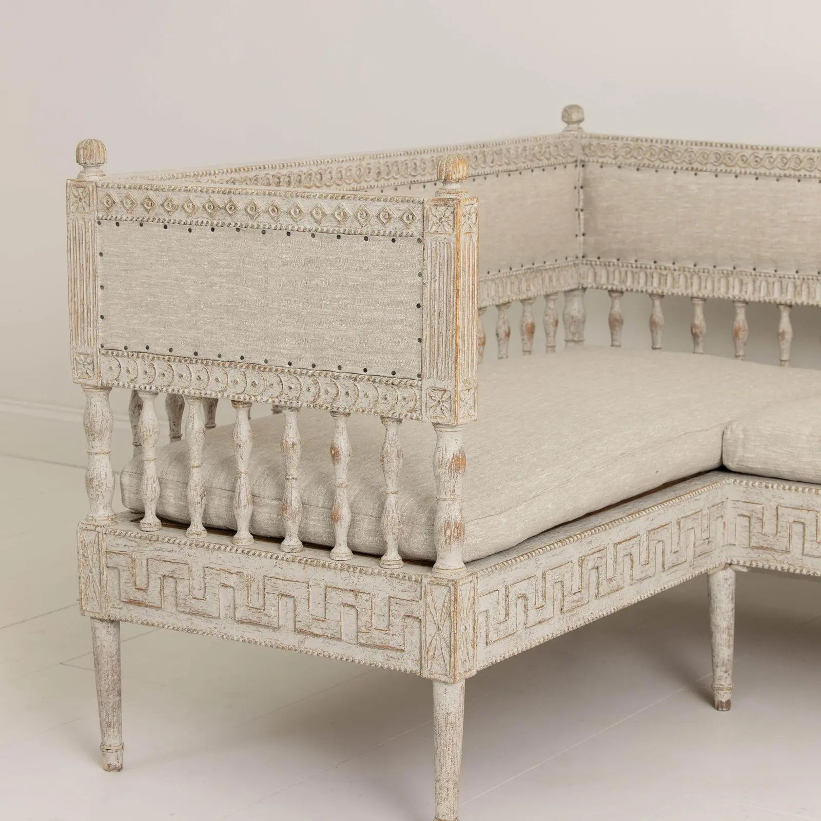 carved Banquette Sofa