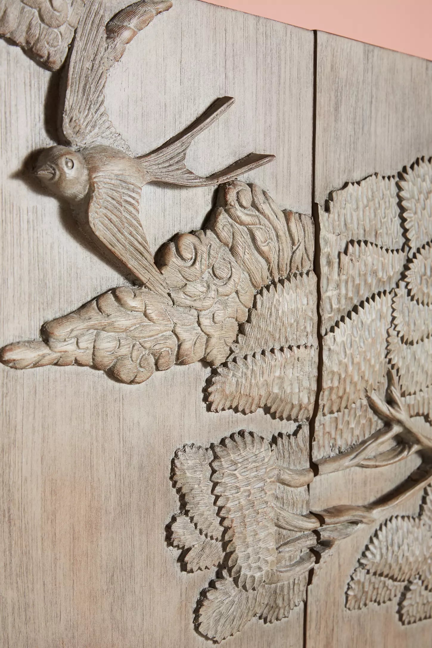 Carved Bar Cabinet
