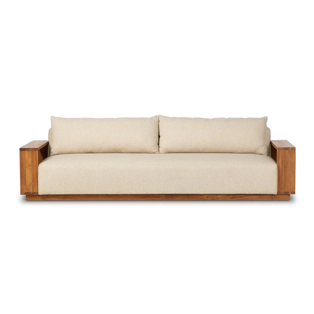 Handmade Natural Wooden Outdoor Sofa