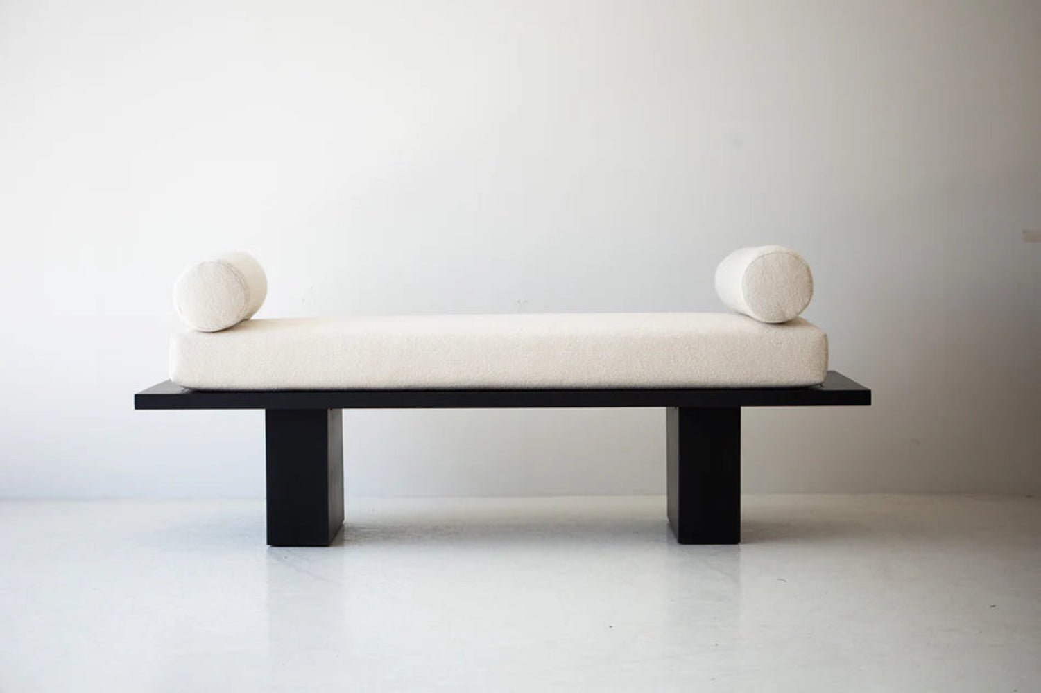 Wooden Black Color Daybed without Arms