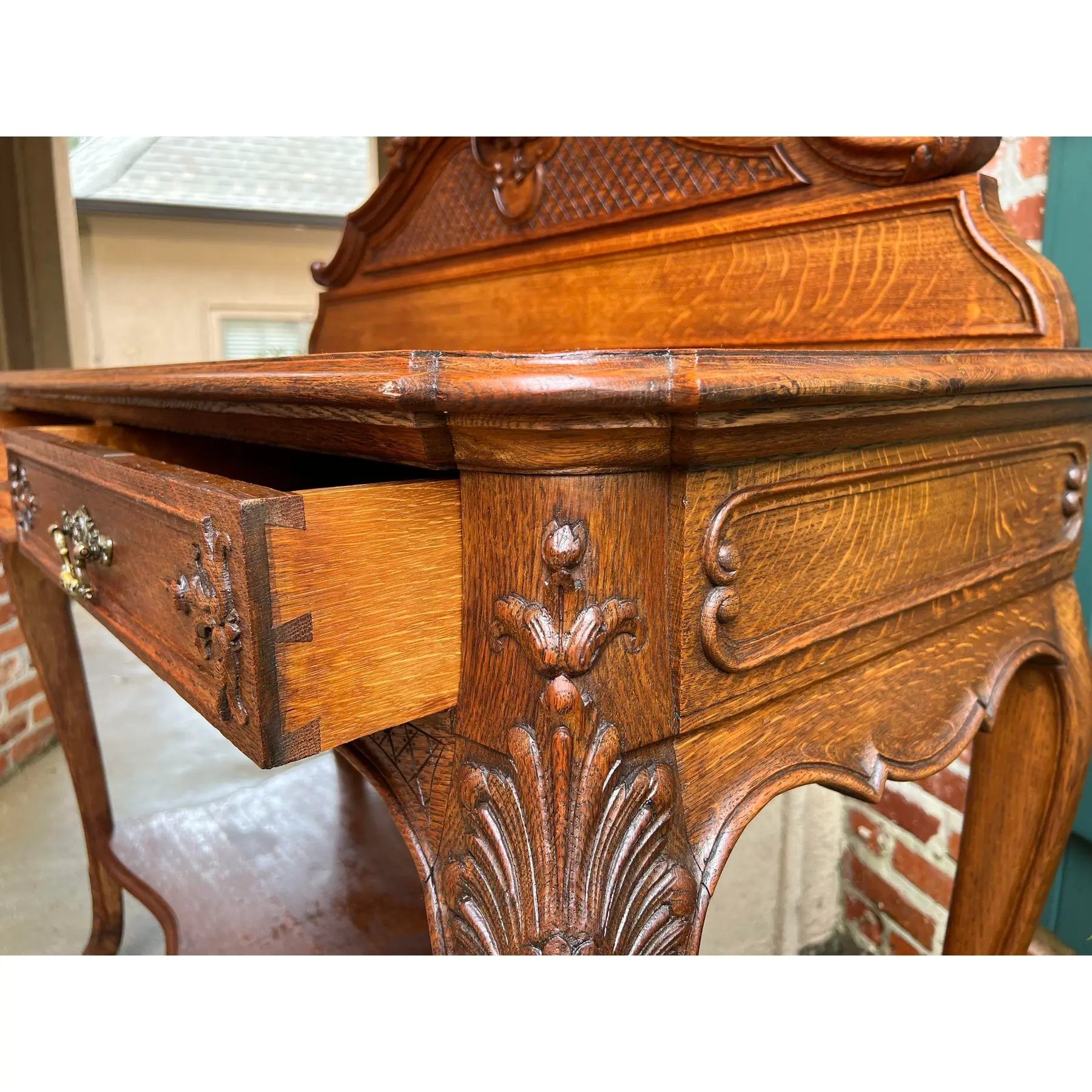Carved Console Table