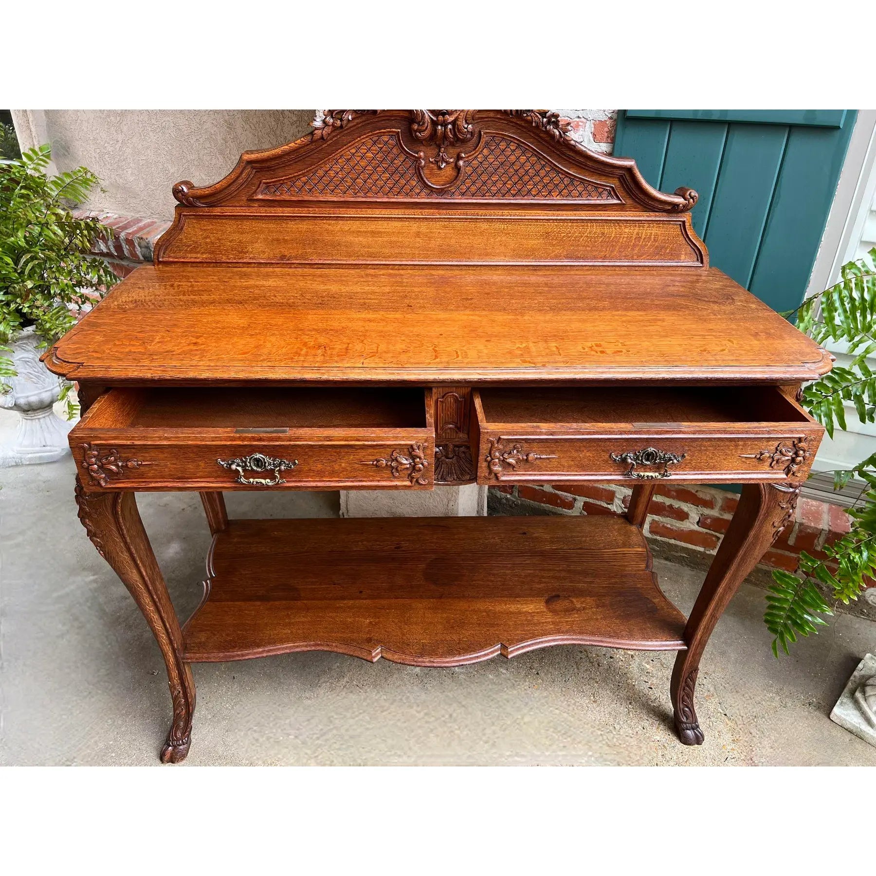 Carved Console Table