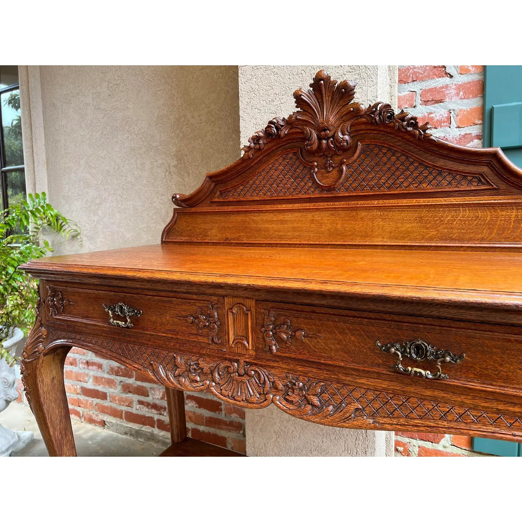 Carved Console Table