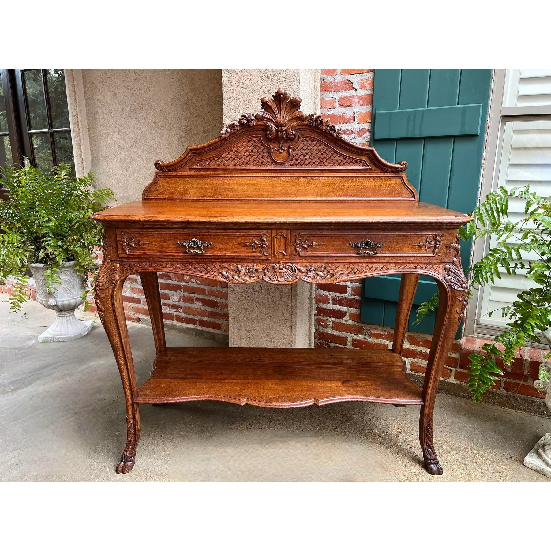 Carved Console Table