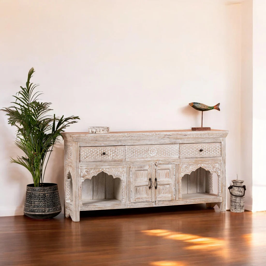 Carved Console Table