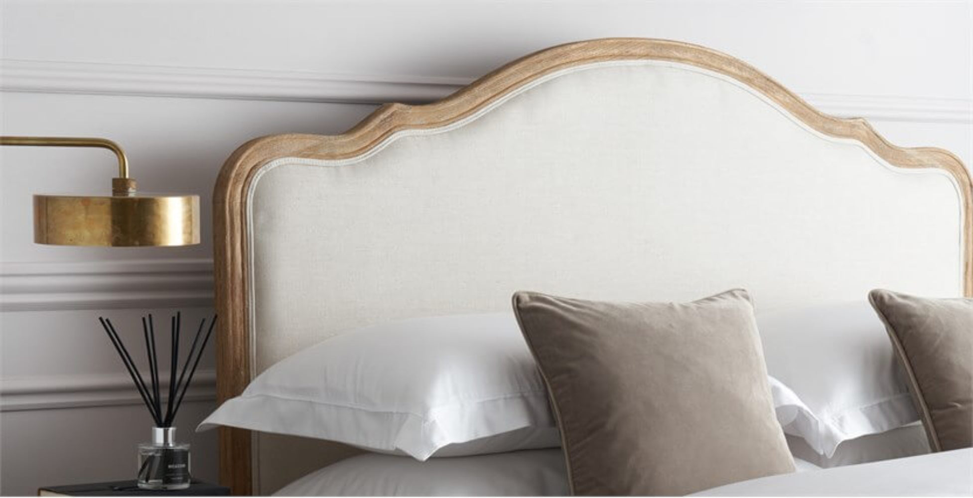 Bed With Upholstered Headboard