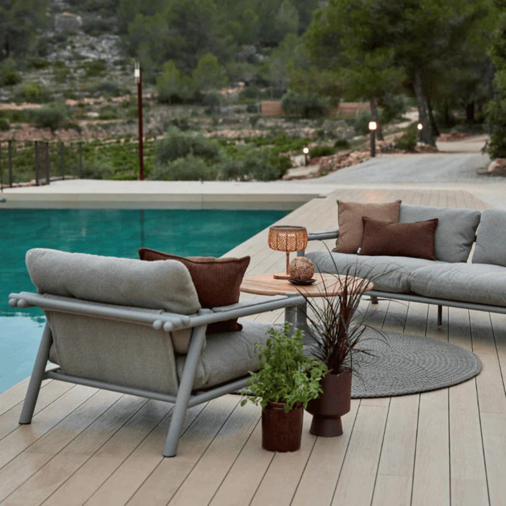 Designer Wooden Lounge Outdoor Chair