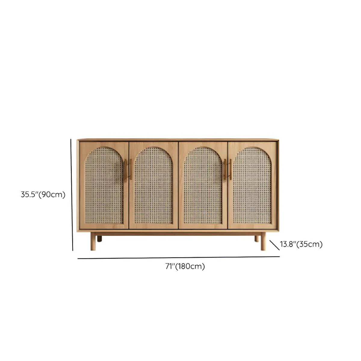 Wooden  Storage Sideboard