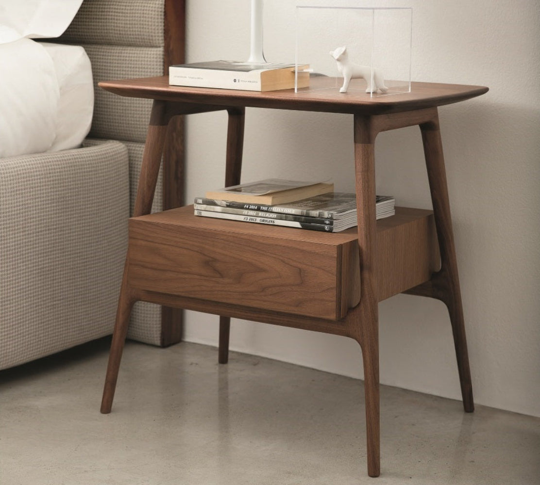 bedroom side table with drawers