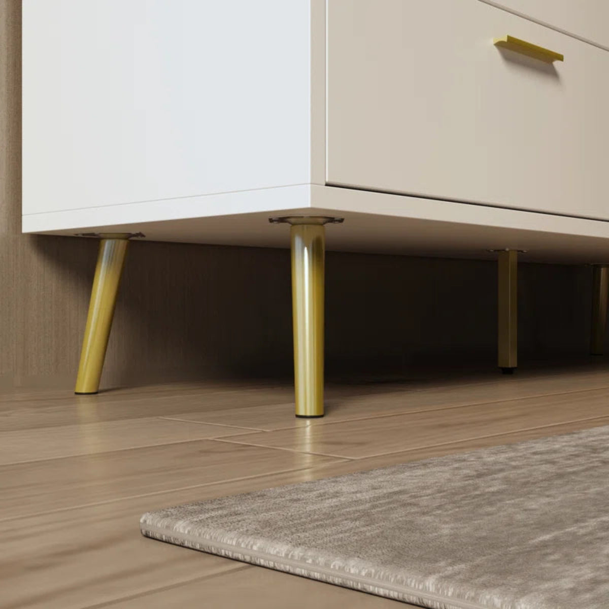 Chest Of drawer with Metal Legs