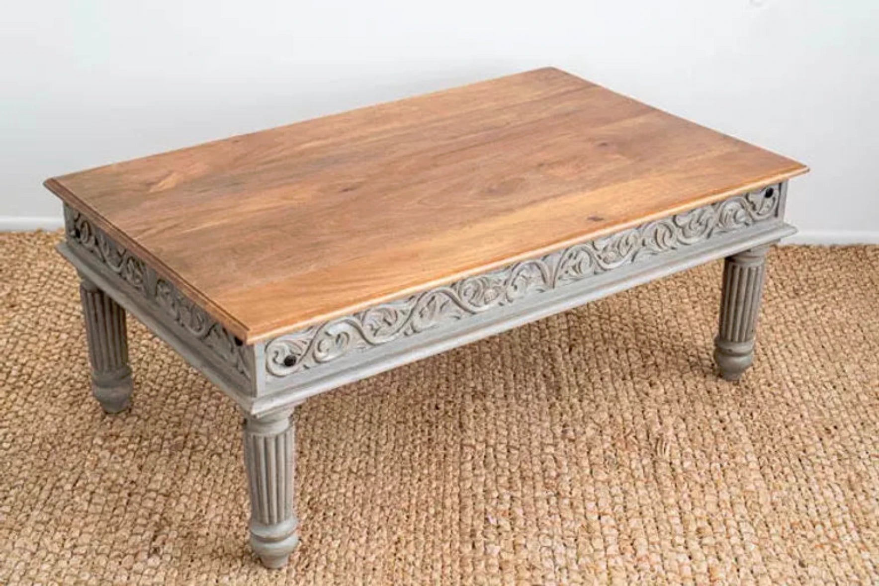 Finely Carved Coffee Table